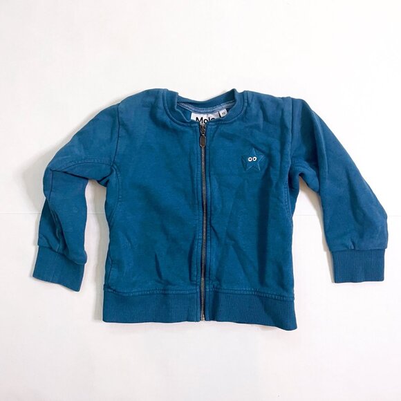 Molo Derek Full Zip Sweatshirt, Size 2 - Picture 2 of 6
